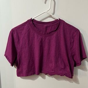 Lululemon All Yours Crop Tee
